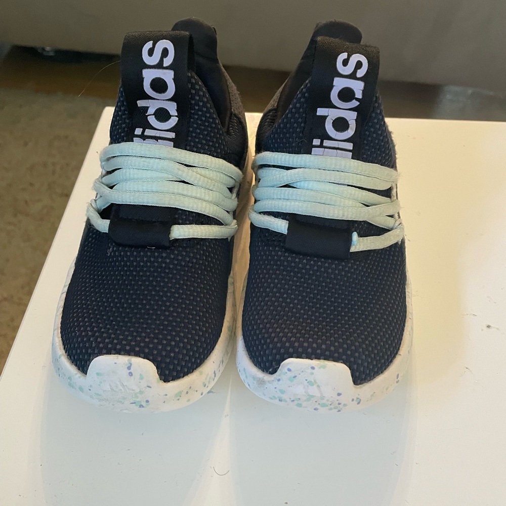 Adidas Kids Black and White Sneakers